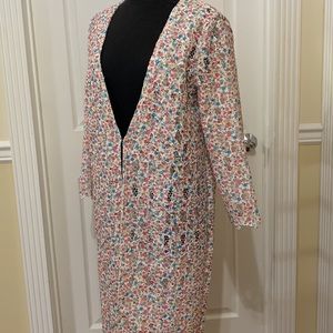 NWT Catherine Malandrino size 8 floral duster